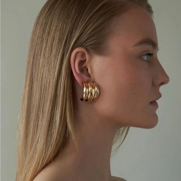 Anointed Beauty Boutique Jewelry - Maximalist Classic Style Geometric Design Earrings